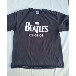 Rare 2009 Promo The Beatles 09.09.09 Sampler T-shirt Rock Size XL Tee